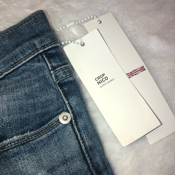 NWT Mid Rise Crop Nico Super Skinny Jeans - Picture 2 of 8